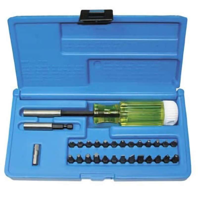 Multi-Bit Screwdriver Set w/Clutch Bits 29 Pcs.